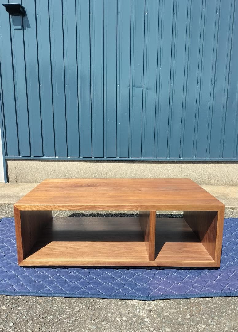 ボックステーブル◆ローテーブル◆ウォールナット(2502A②)