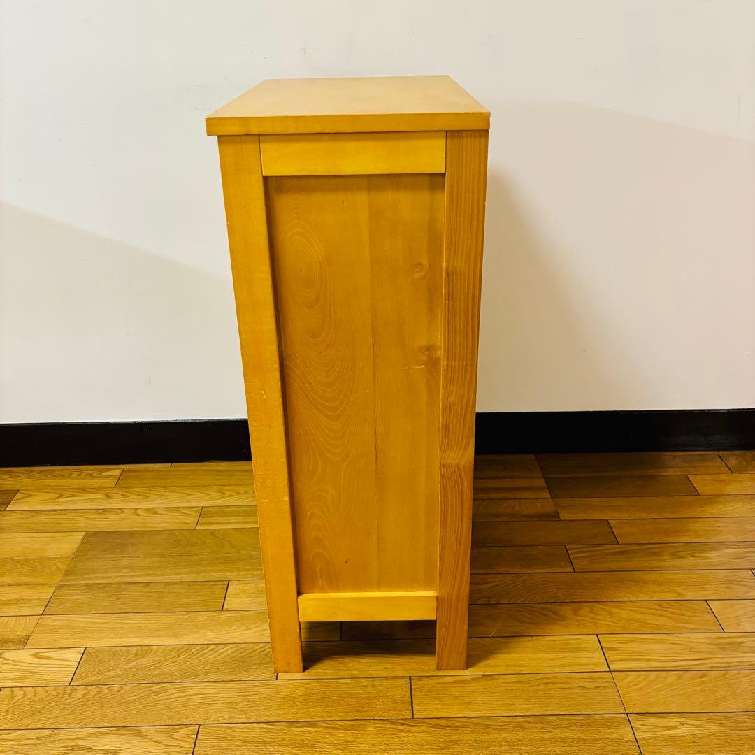 ビンテージ　キャビネット　前硝子引出し箱　昭和レトロ　送料込み