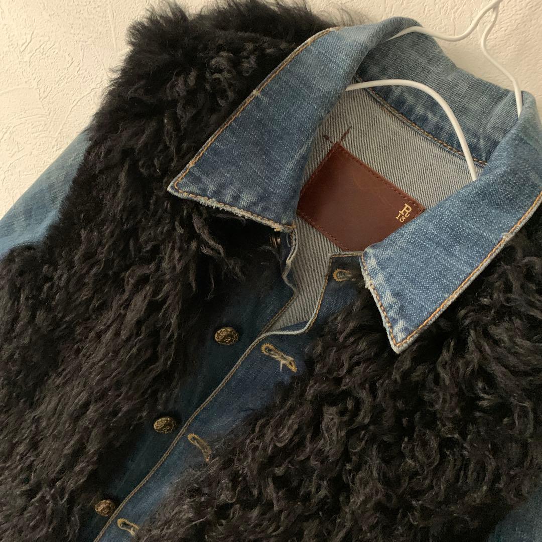 ☆R13 アールサーティーン ファー付 デニムジャケット Gジャン☆