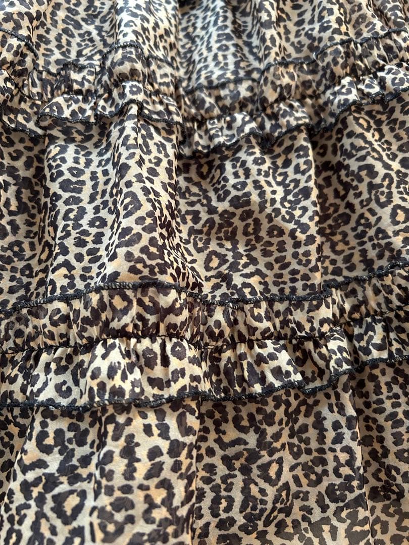 sister jane ヒョウ柄マキシワンピース XS