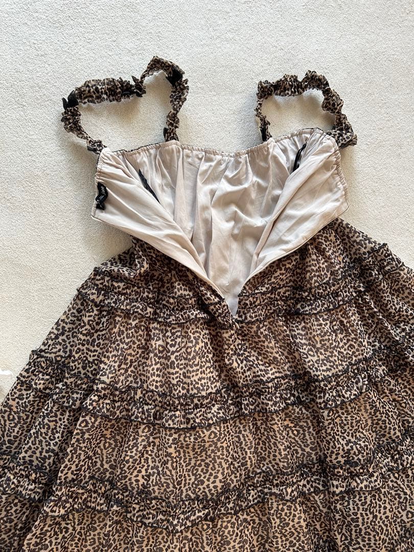 sister jane ヒョウ柄マキシワンピース XS