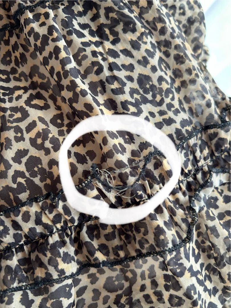 sister jane ヒョウ柄マキシワンピース XS