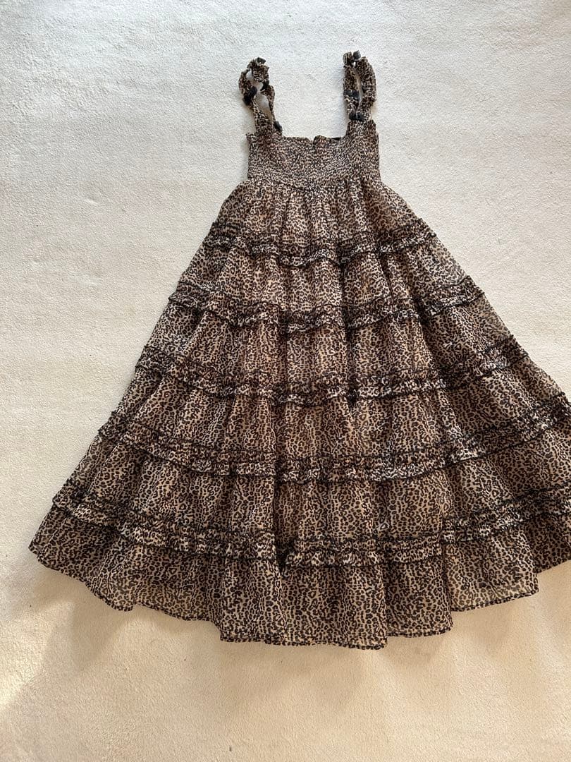 sister jane ヒョウ柄マキシワンピース XS