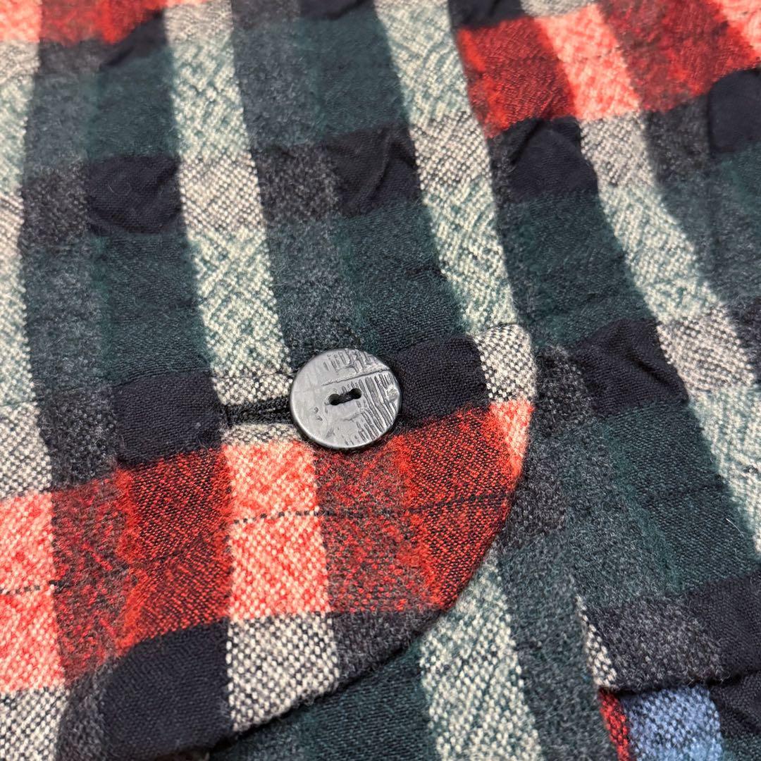 慈雨 ジウ センソユニコ ロングコート チェック柄 ジャケット