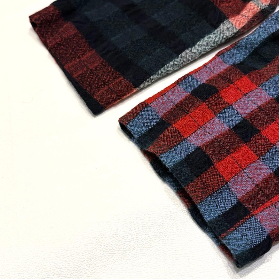 慈雨 ジウ センソユニコ ロングコート チェック柄 ジャケット