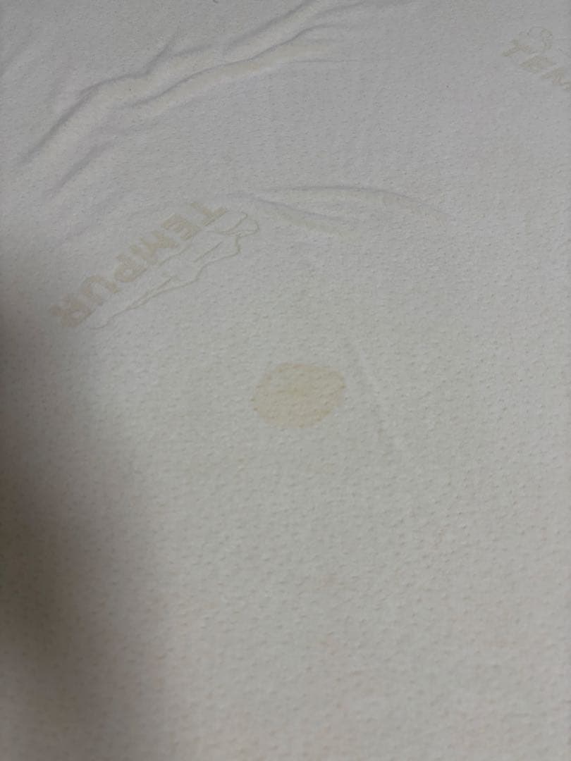 TEMPUR ダブルサイズ マットレス クリーム色