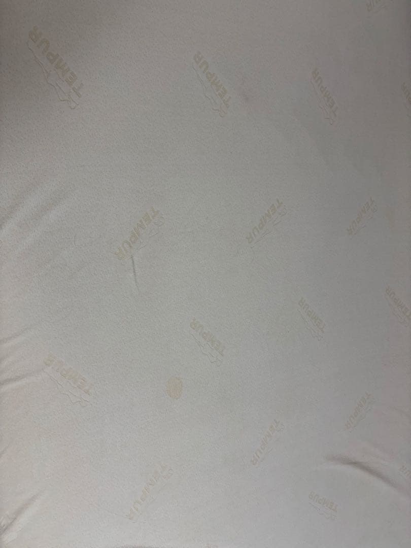 TEMPUR ダブルサイズ マットレス クリーム色