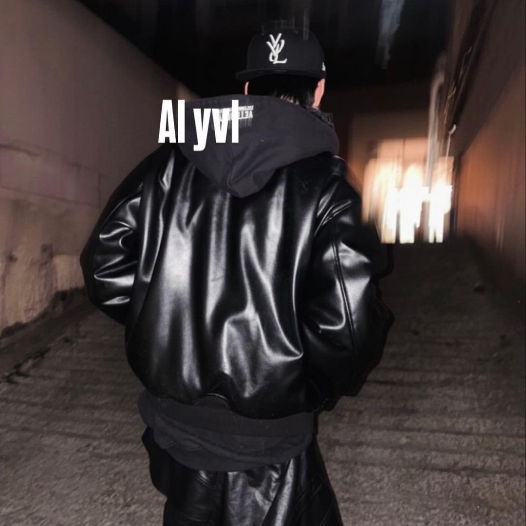 ジャケット・アウター emostanceclub leather bomber jacket