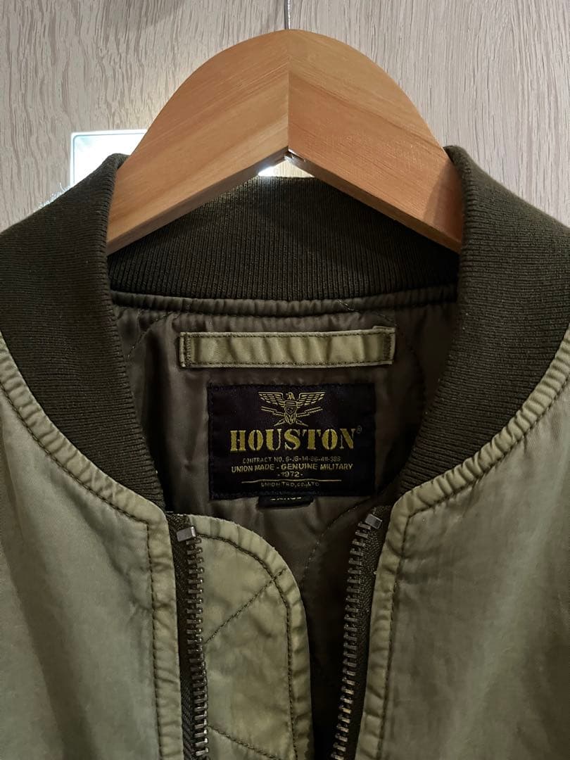 アルパカ様 美品！ヒューストン（HOUSTON）MA-1 フライトジャケット