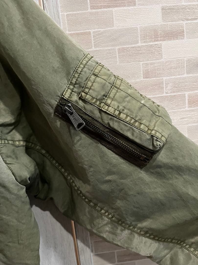 アルパカ様 美品！ヒューストン（HOUSTON）MA-1 フライトジャケット