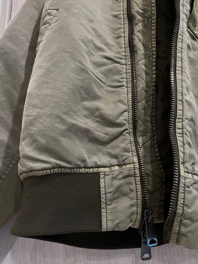 アルパカ様 美品！ヒューストン（HOUSTON）MA-1 フライトジャケット