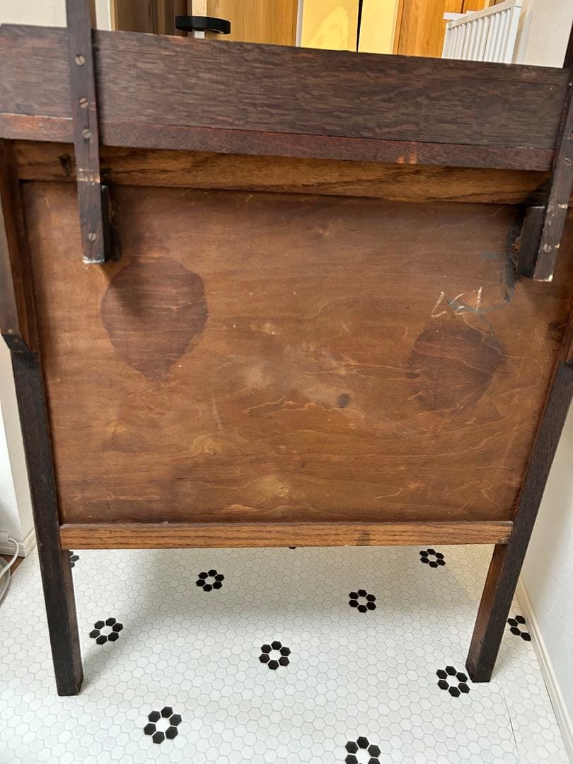 K＊イギリスアンティーク＊ミラー付ドレッサー/チェスト英国オーク材