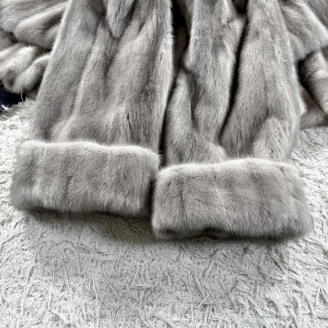 裾周り222㎝ サガロイヤル サファイアミンク フリル XL相当 AA032