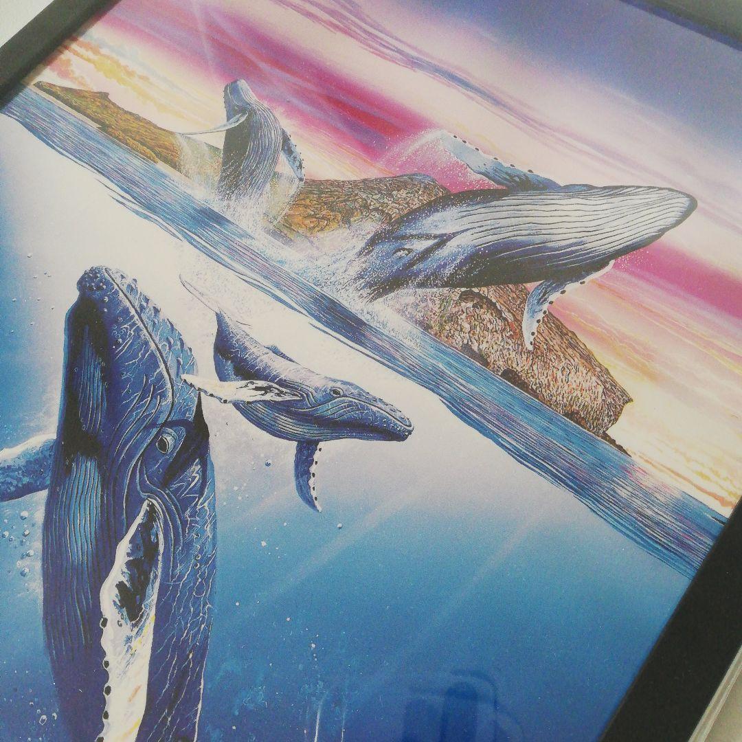 アートパネル　ハワイ　ワイキキ　オアフ　クジラ　リゾート　ビーチ　海　サンライズ