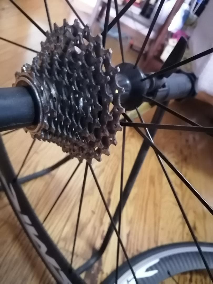 マビックコスミックプロカーボン　中古　シマノ　スプロケセット