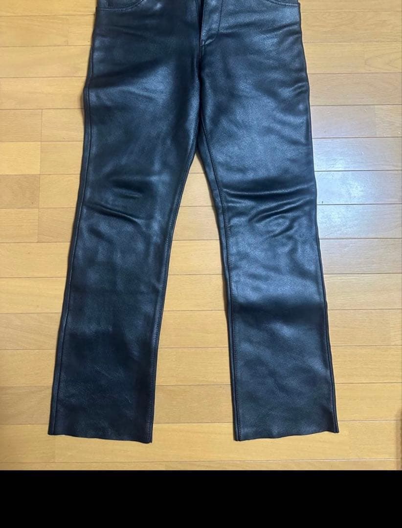 AVIREX （アヴィレックス）USAレザーパンツ サイズL