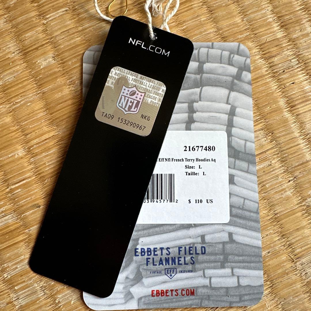 新品　SF 49ers Lサイズ　フーディ アメフト フレンチ・テリー