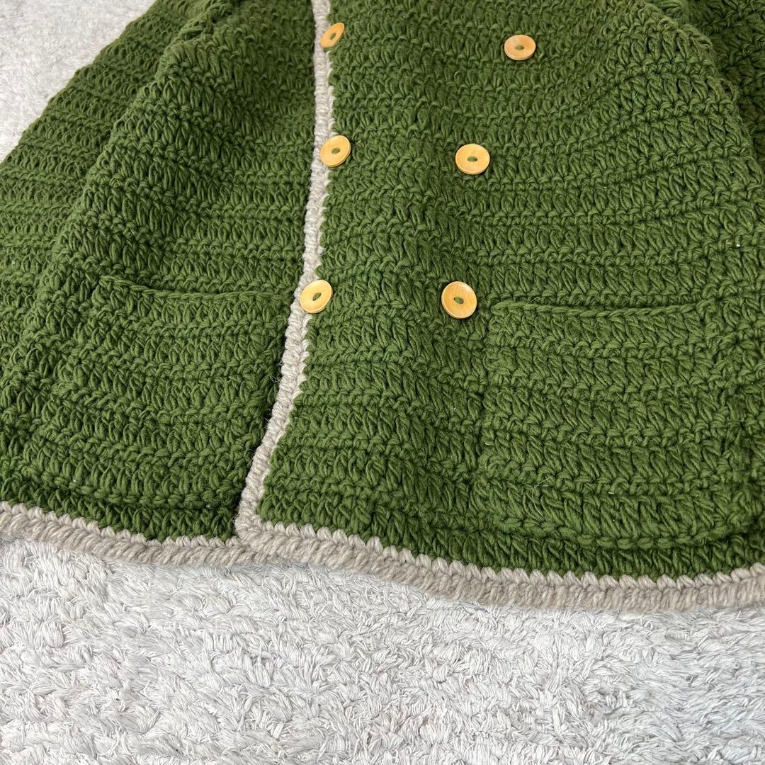 BO'S GLAD RAGS ボーズグラッドラグス　ウールコート S グリーン