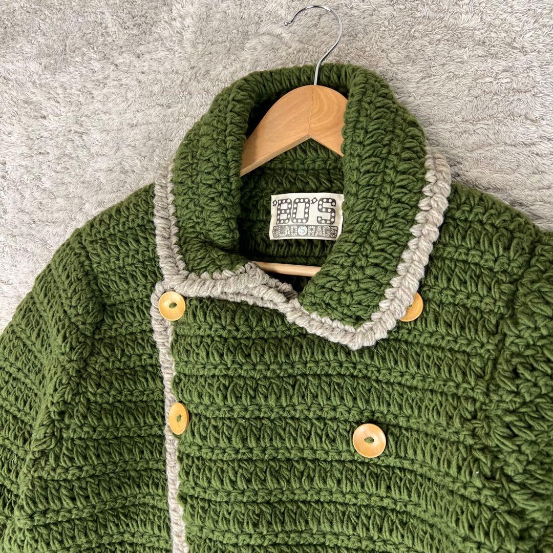 BO'S GLAD RAGS ボーズグラッドラグス　ウールコート S グリーン