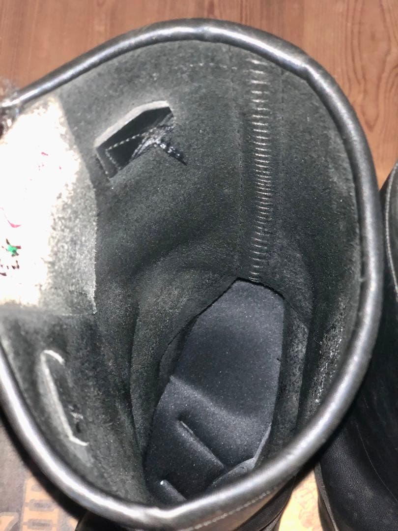 Chippewa ブラックエンジニアブーツ