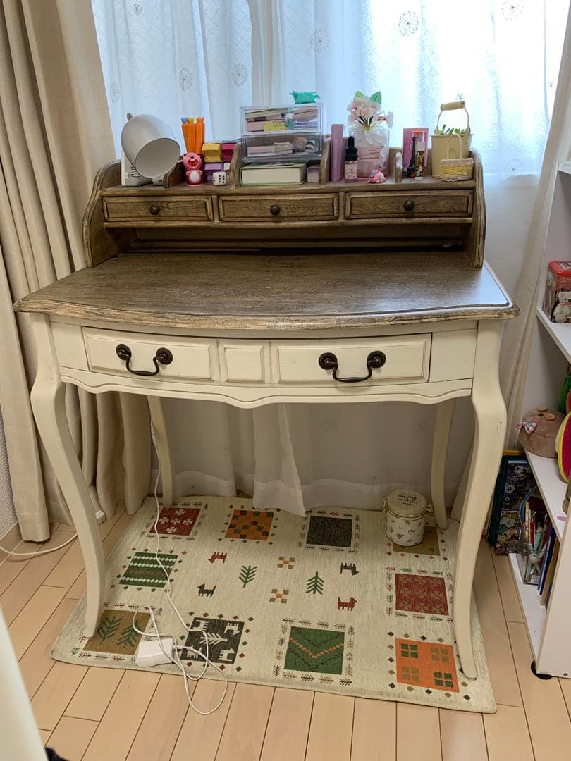 シャビーシック アンティークデスク