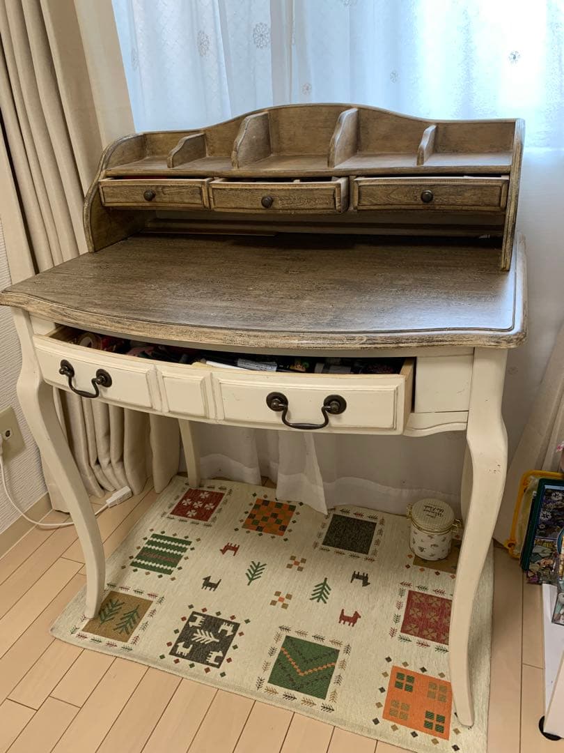シャビーシック アンティークデスク