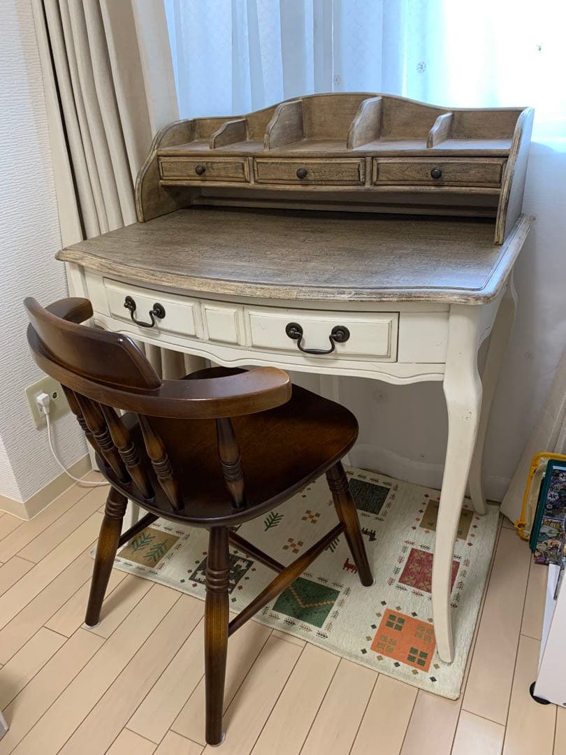 シャビーシック アンティークデスク