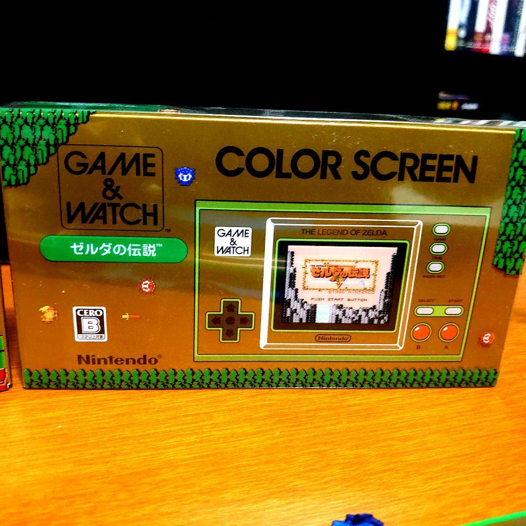 【限定スタンド付き】ゲーム&ウォッチ スーパーマリオブラザーズ ＆ ゼルダの伝説