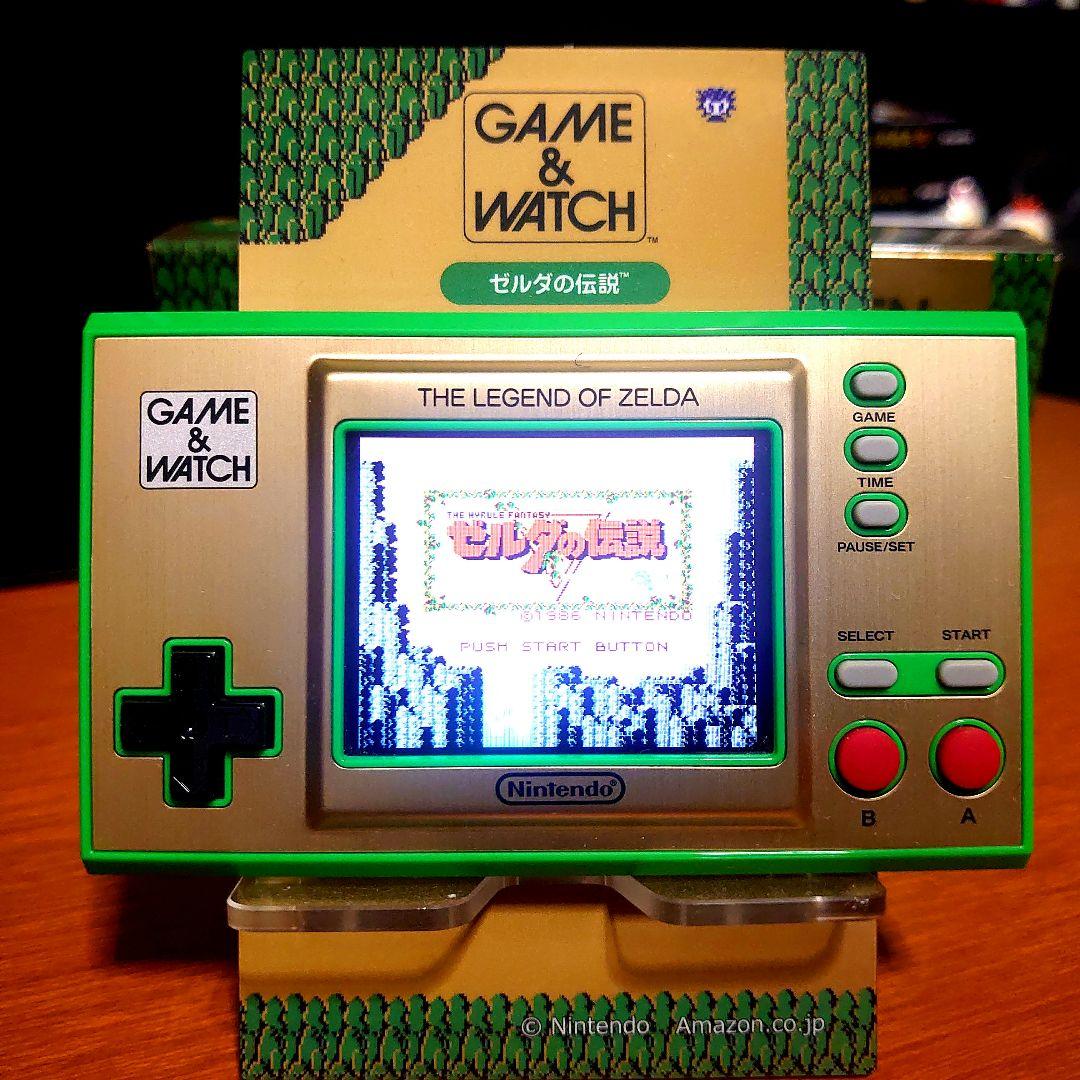 【限定スタンド付き】ゲーム&ウォッチ スーパーマリオブラザーズ ＆ ゼルダの伝説
