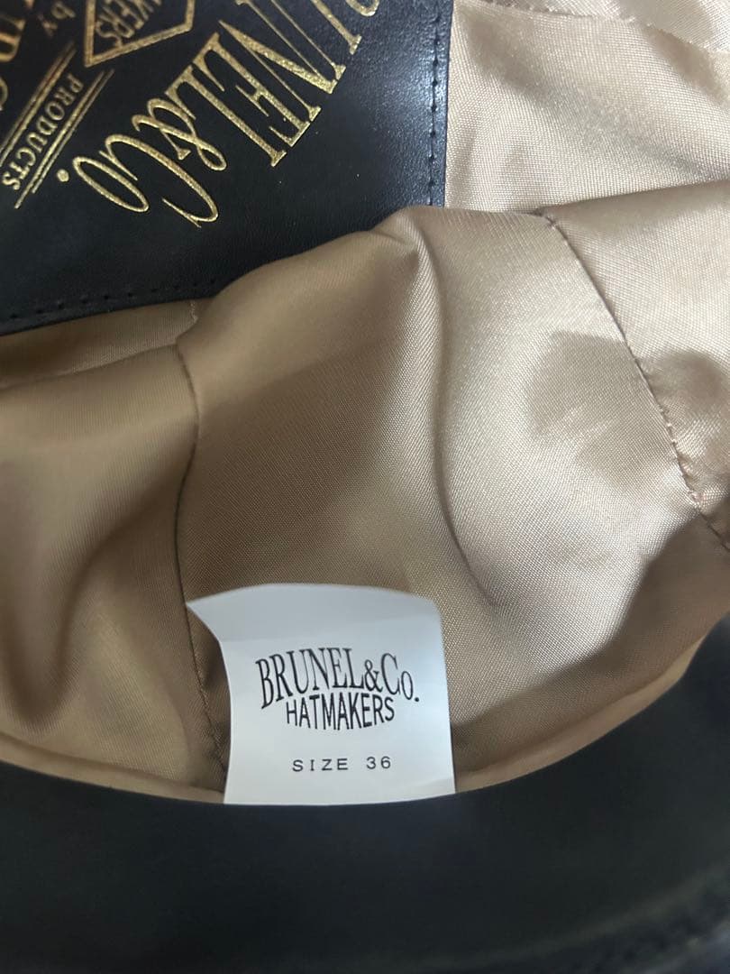 BRUNEL & CO. KLOOTCH レザーキャスケット