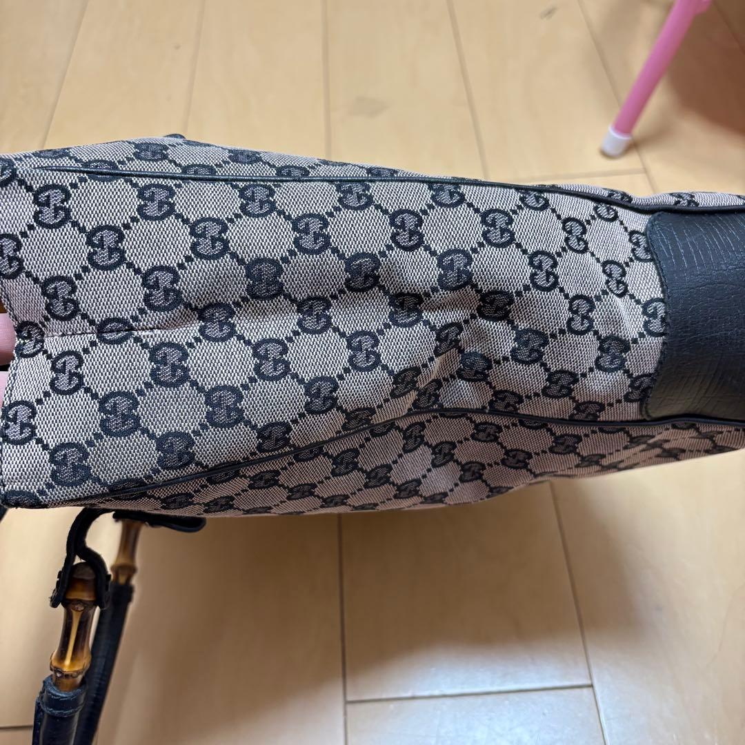 グッチ バンブー GGキャンバス トートバッグ