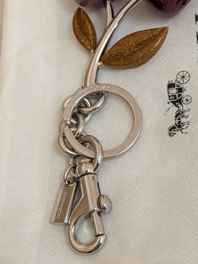 ✨美品✨COACH ♥コーチ♥チェリー♦バッグチャーム♦さくらんぼ♦キーホルダー