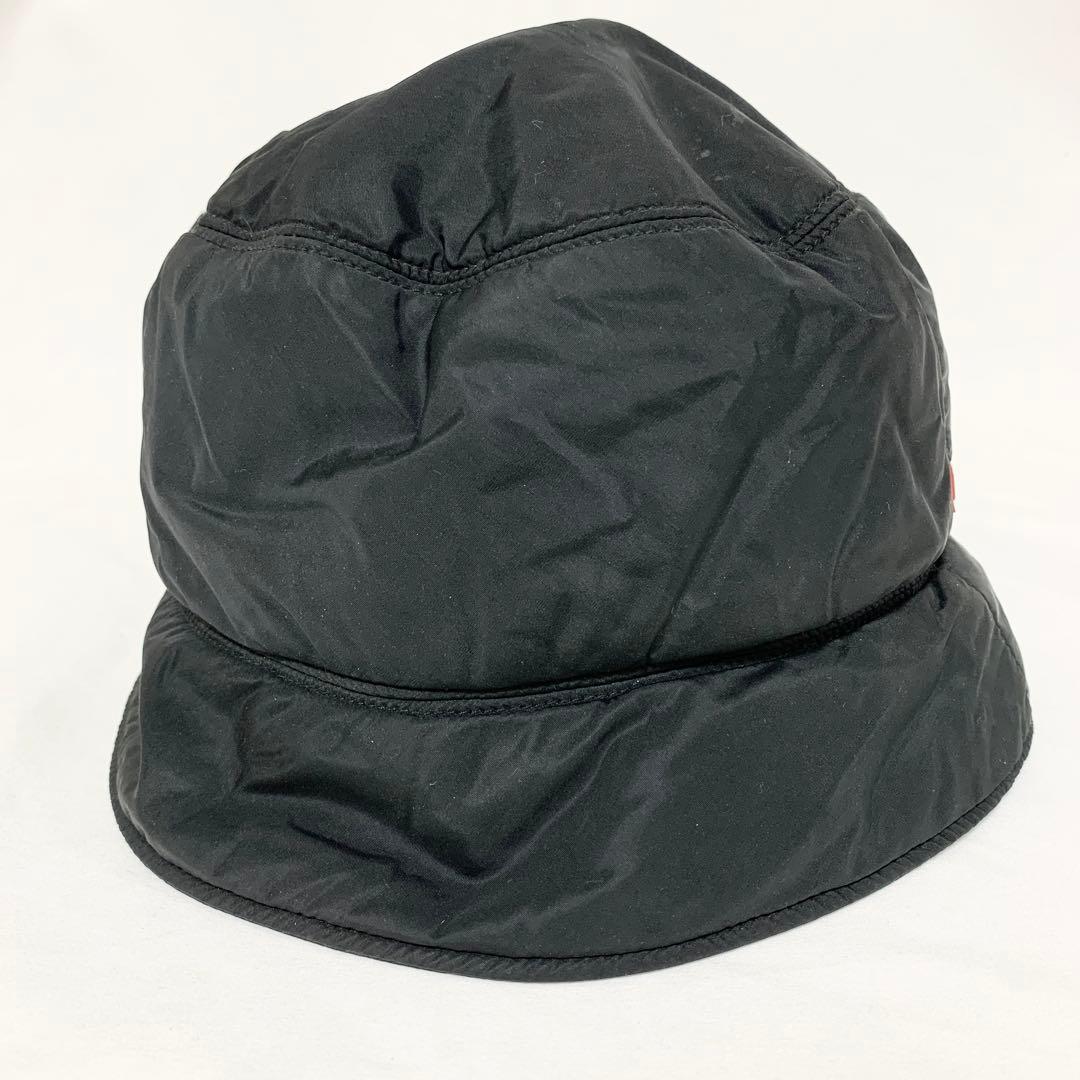 PRADA プラダスポーツ バケットハット ナイロン ブラック M