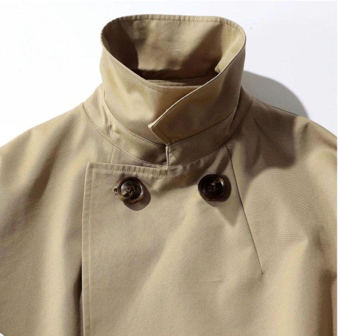 トレンチテントコート ネイビー