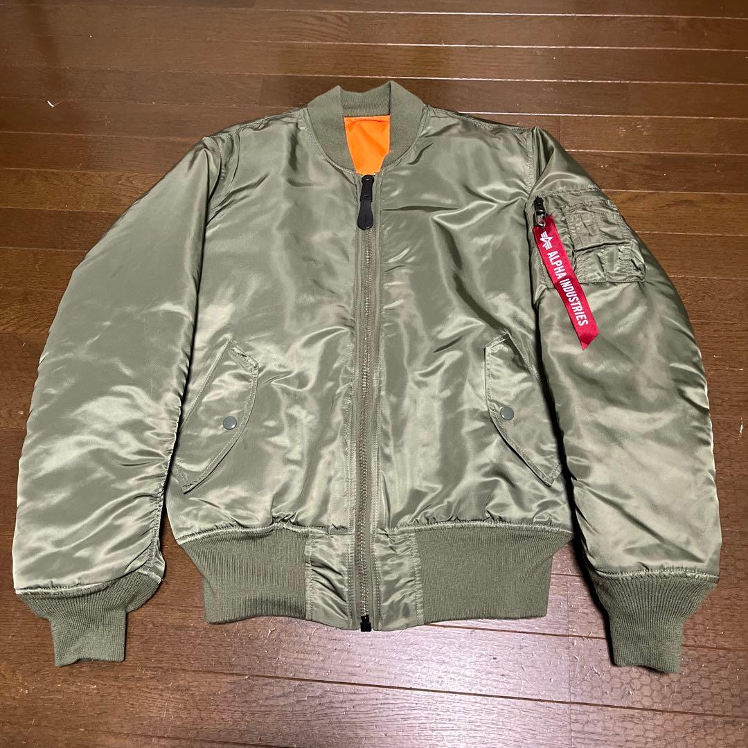 極美品ALPHA INDUSTRIES MA-1 フライトジャケット Sサイズ