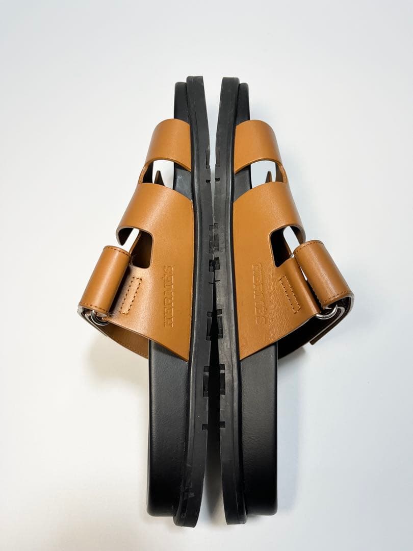 ⭐︎極美品⭐︎ エルメス レザー ベルクロストラップ シプレ サンダル