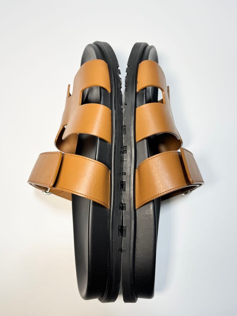 ⭐︎極美品⭐︎ エルメス レザー ベルクロストラップ シプレ サンダル