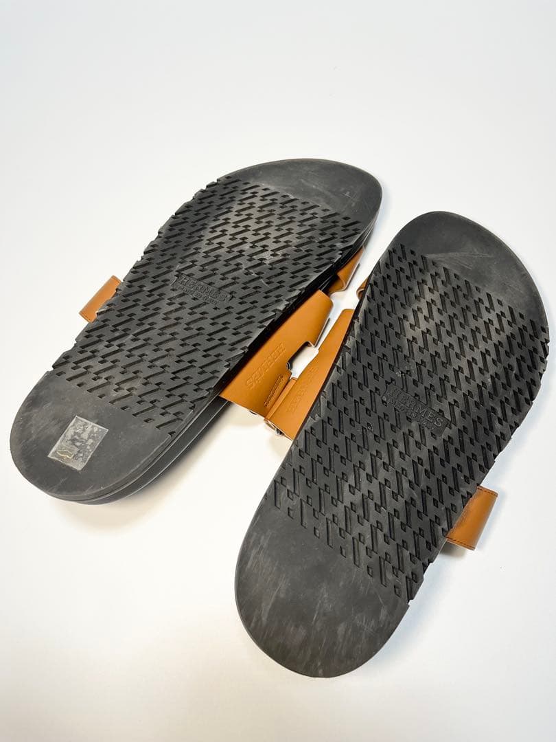 ⭐︎極美品⭐︎ エルメス レザー ベルクロストラップ シプレ サンダル