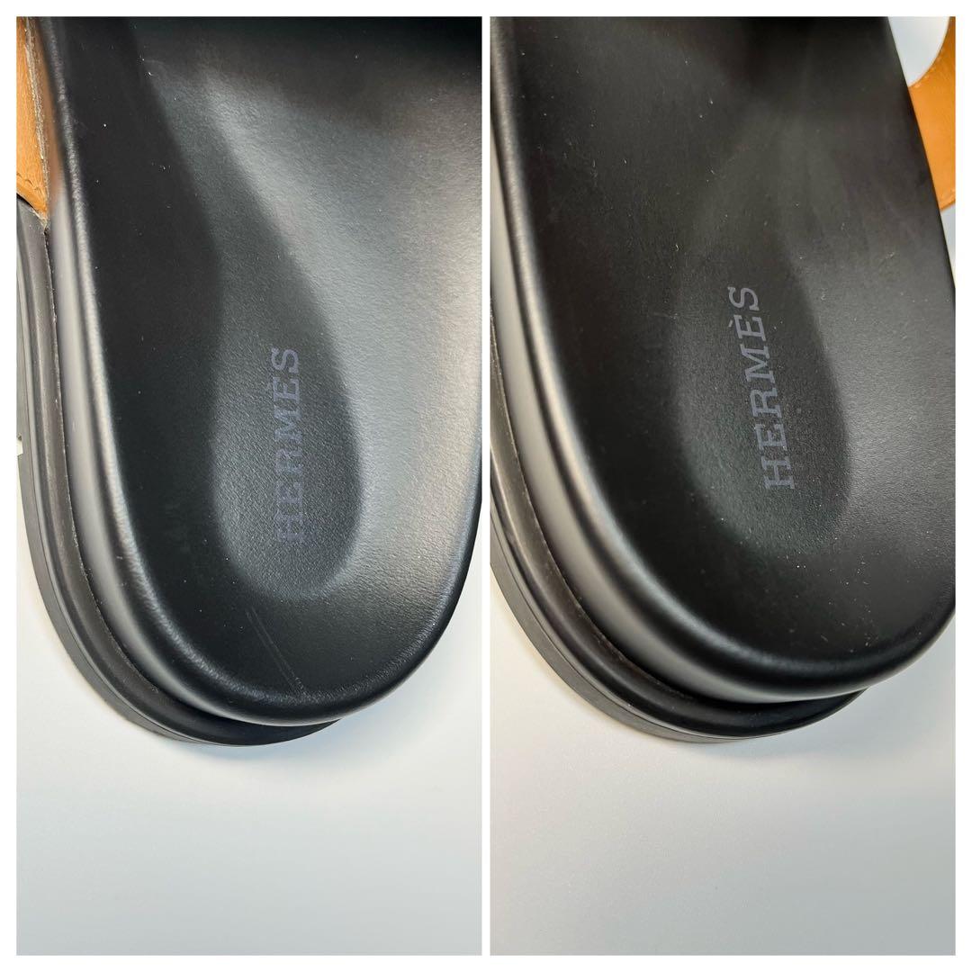 ⭐︎極美品⭐︎ エルメス レザー ベルクロストラップ シプレ サンダル
