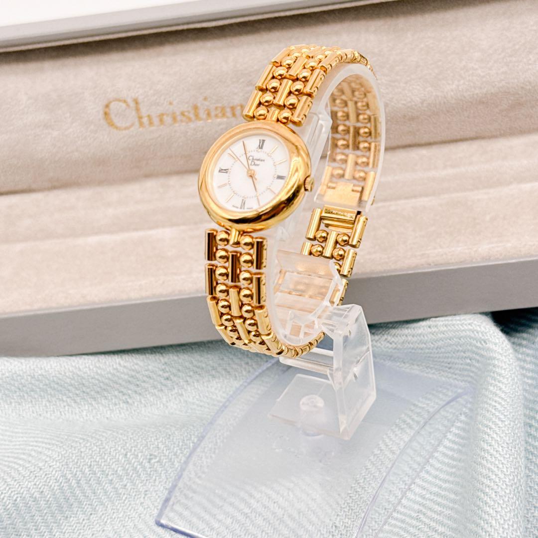 ✨Christian Dior 3019 ラウンド GPクオーツ レディース