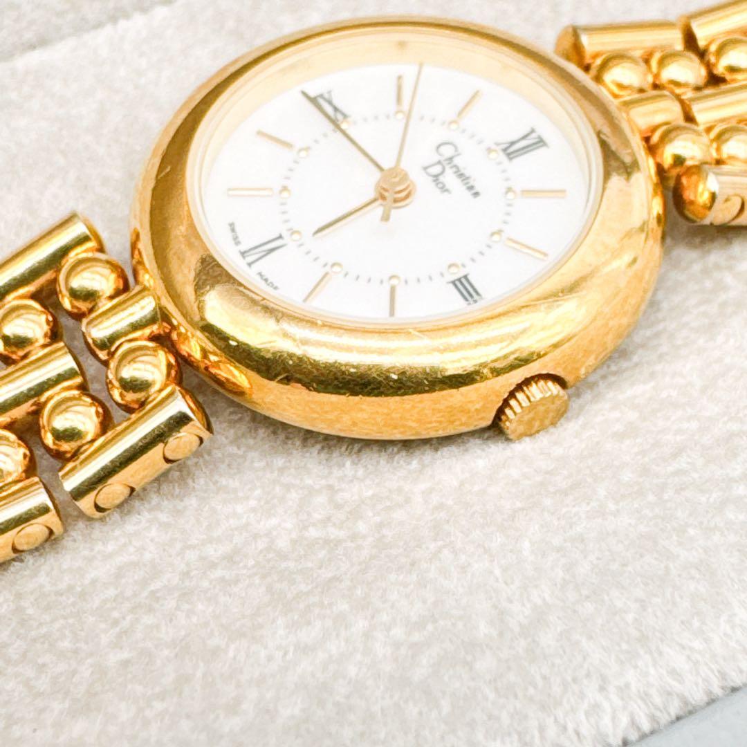 ✨Christian Dior 3019 ラウンド GPクオーツ レディース