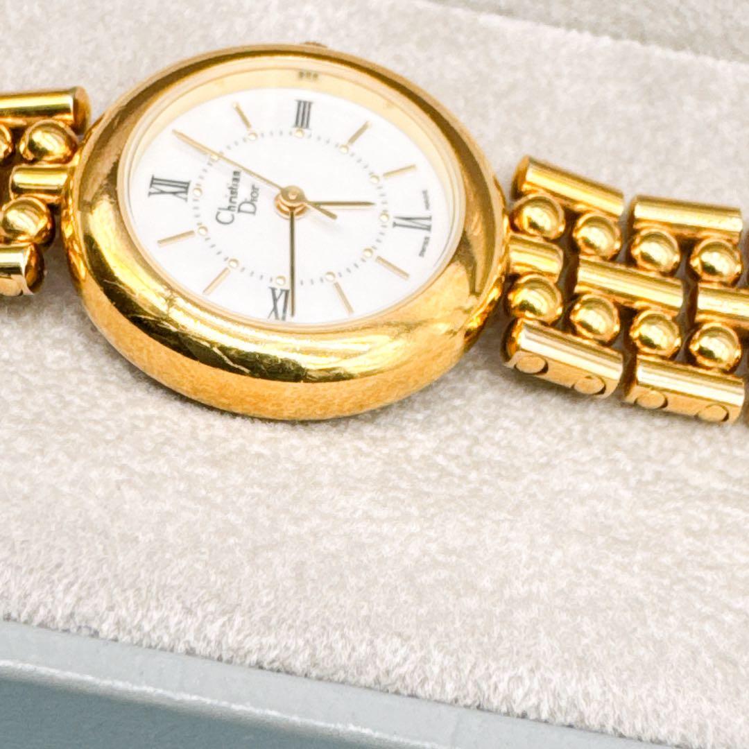 ✨Christian Dior 3019 ラウンド GPクオーツ レディース