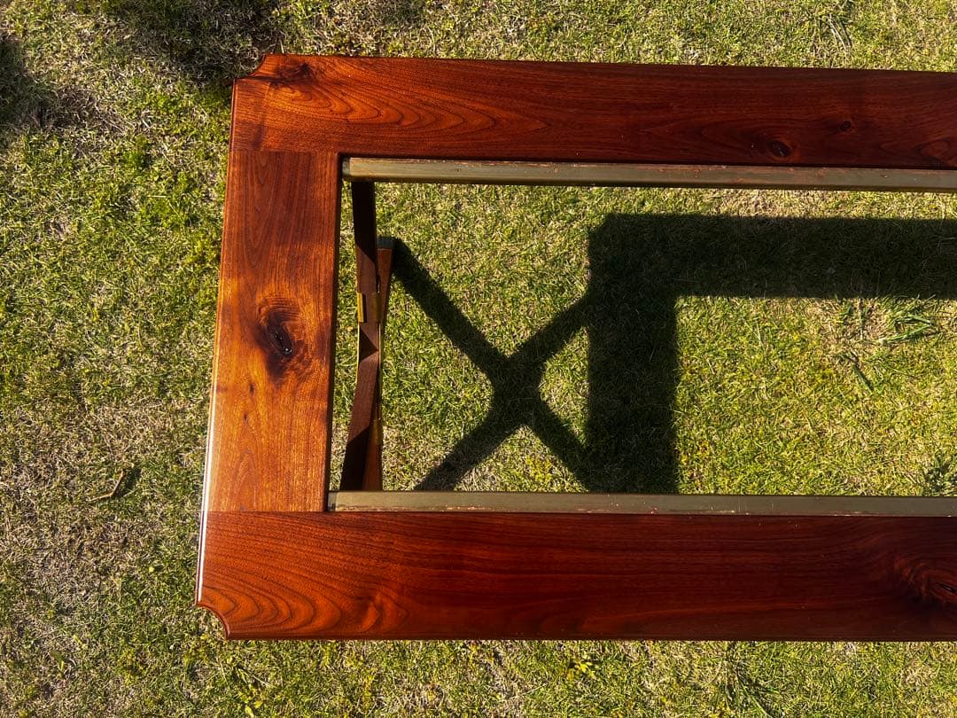 最終値下げ【NORAsフレーム リムジン ウォールナット】真鍮パネル8枚セット