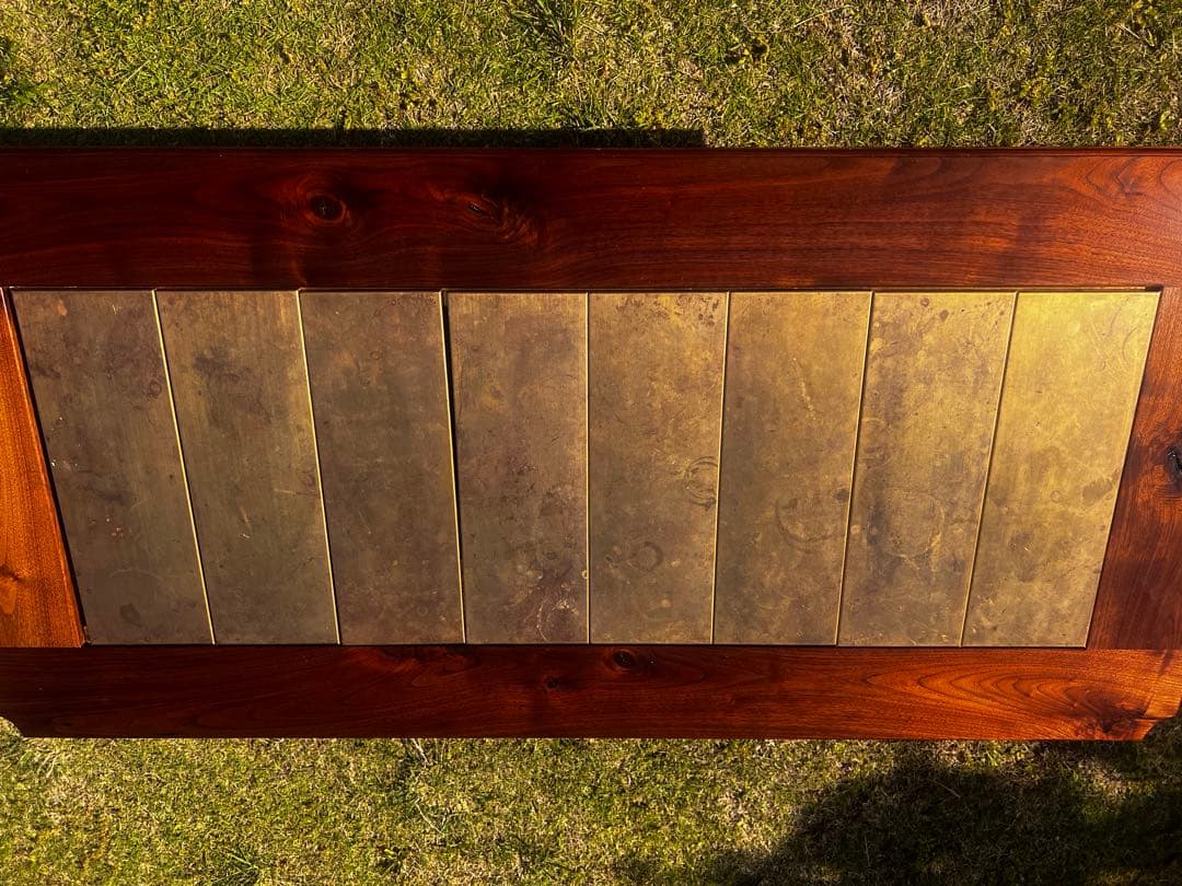 最終値下げ【NORAsフレーム リムジン ウォールナット】真鍮パネル8枚セット