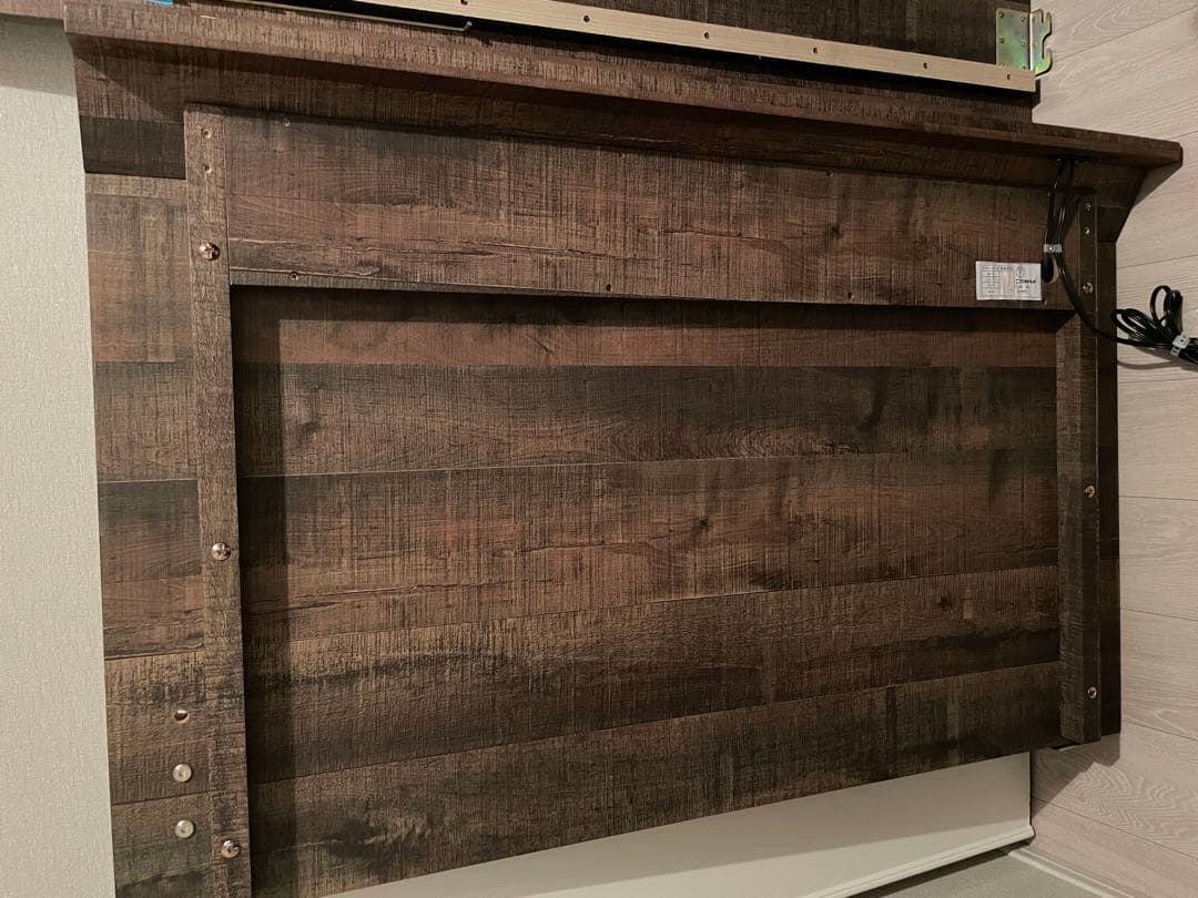 【値下げ中】収納付きセミダブルベッドフレーム+マットレス