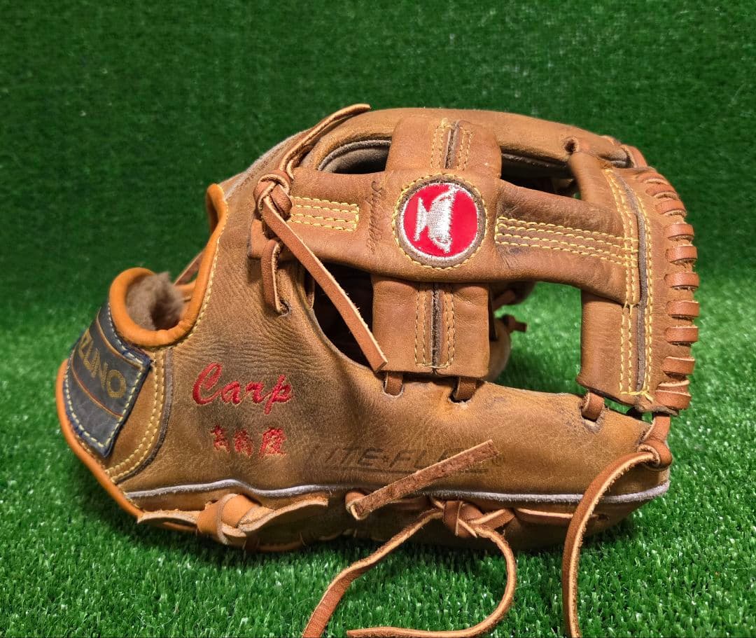 MIZUNO World Win グローブ Carp 高橋慶彦刺繍入り