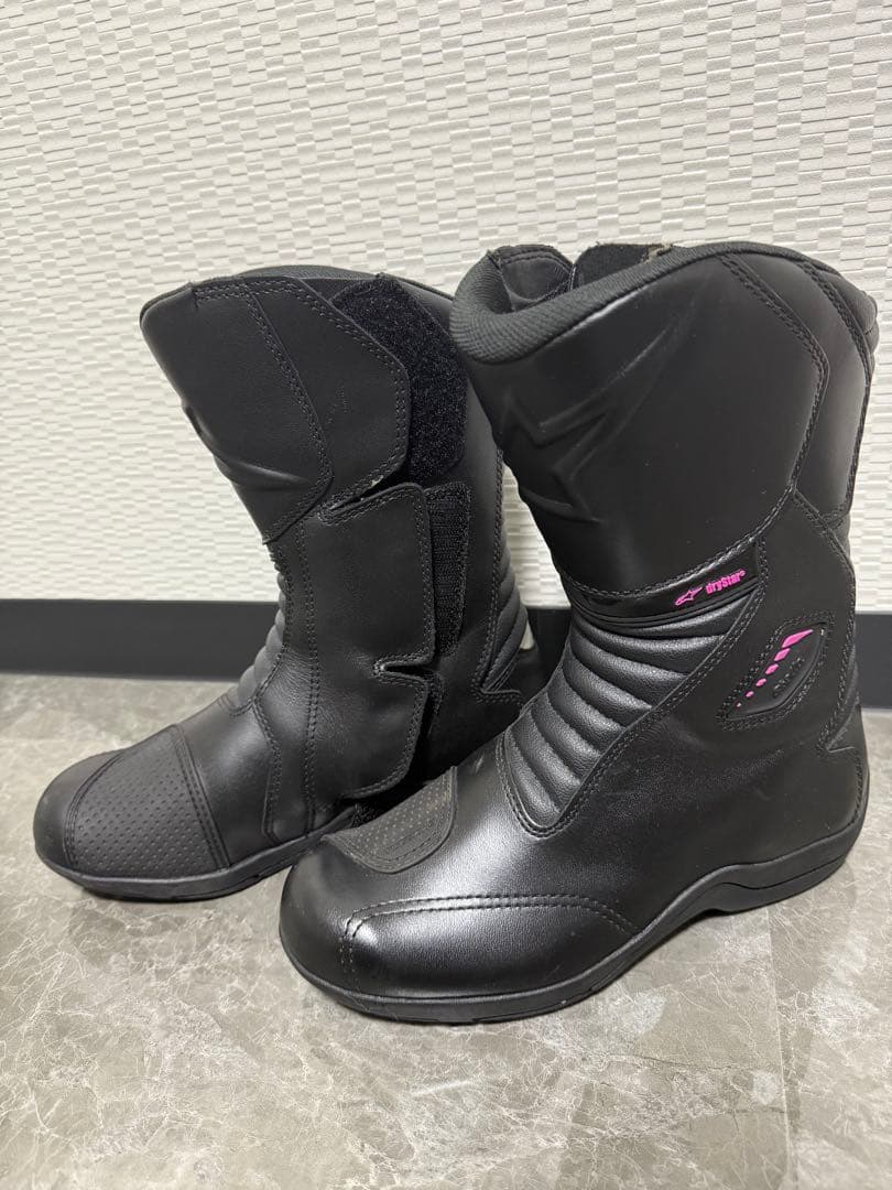Alpinestars ブラック バイクブーツ　レディース