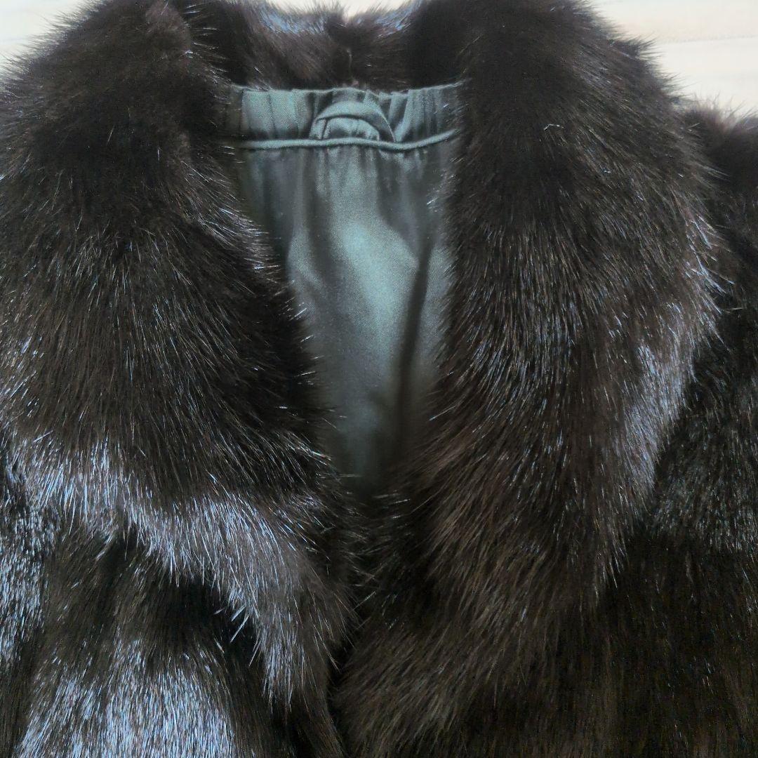 高級ミンク McSable FUR リアルファーコート 11 毛皮 ミンク