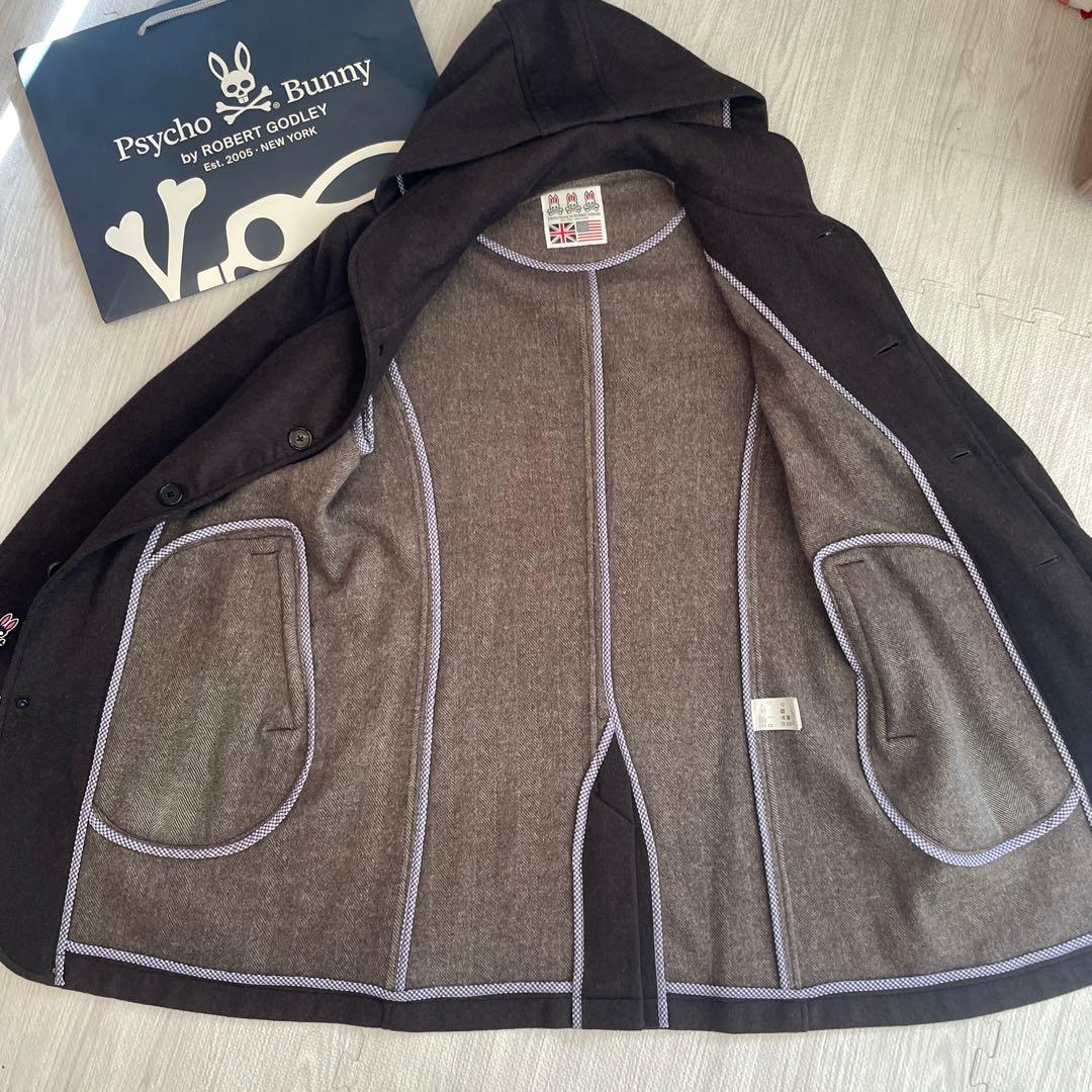 サイコバニー　メンズ　ダッフルコート　 ほぼ未使用　L