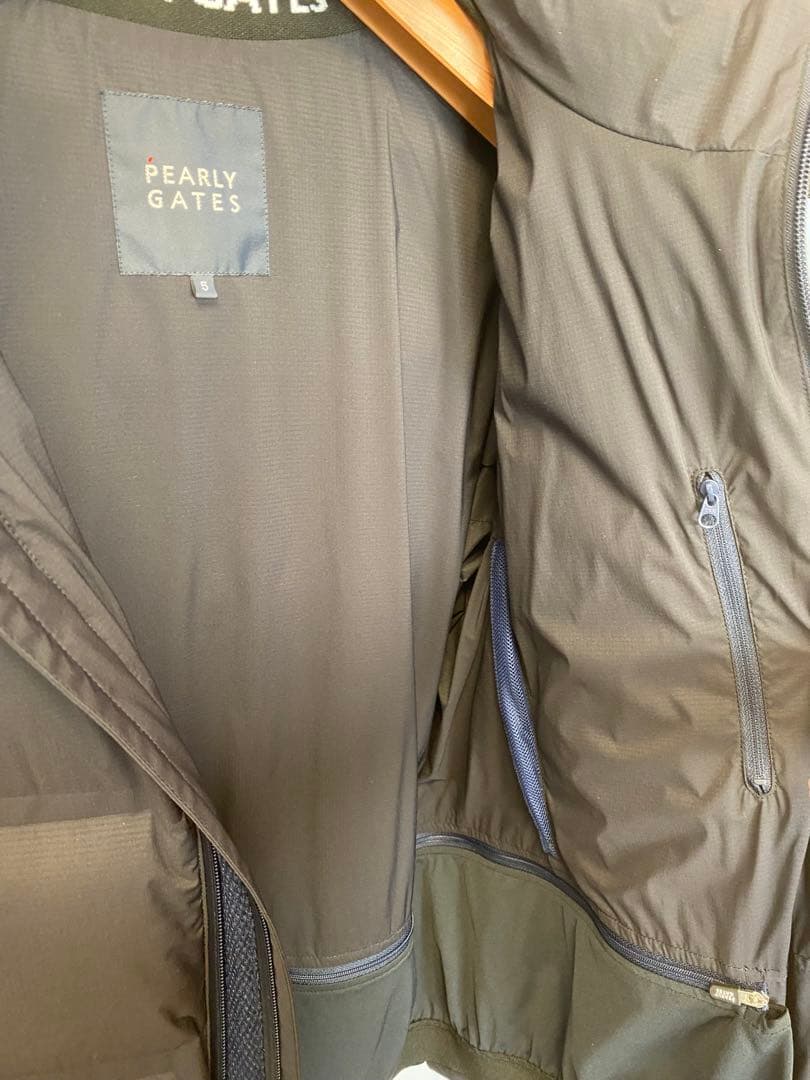 【PEARLY GATES 】美品！暖かいフード付きダウンジャケット サイズ5